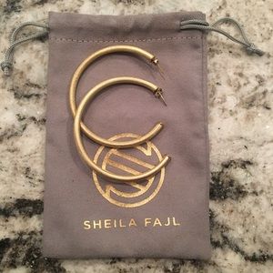 Sheila Fajl Gold Hoop Earrings